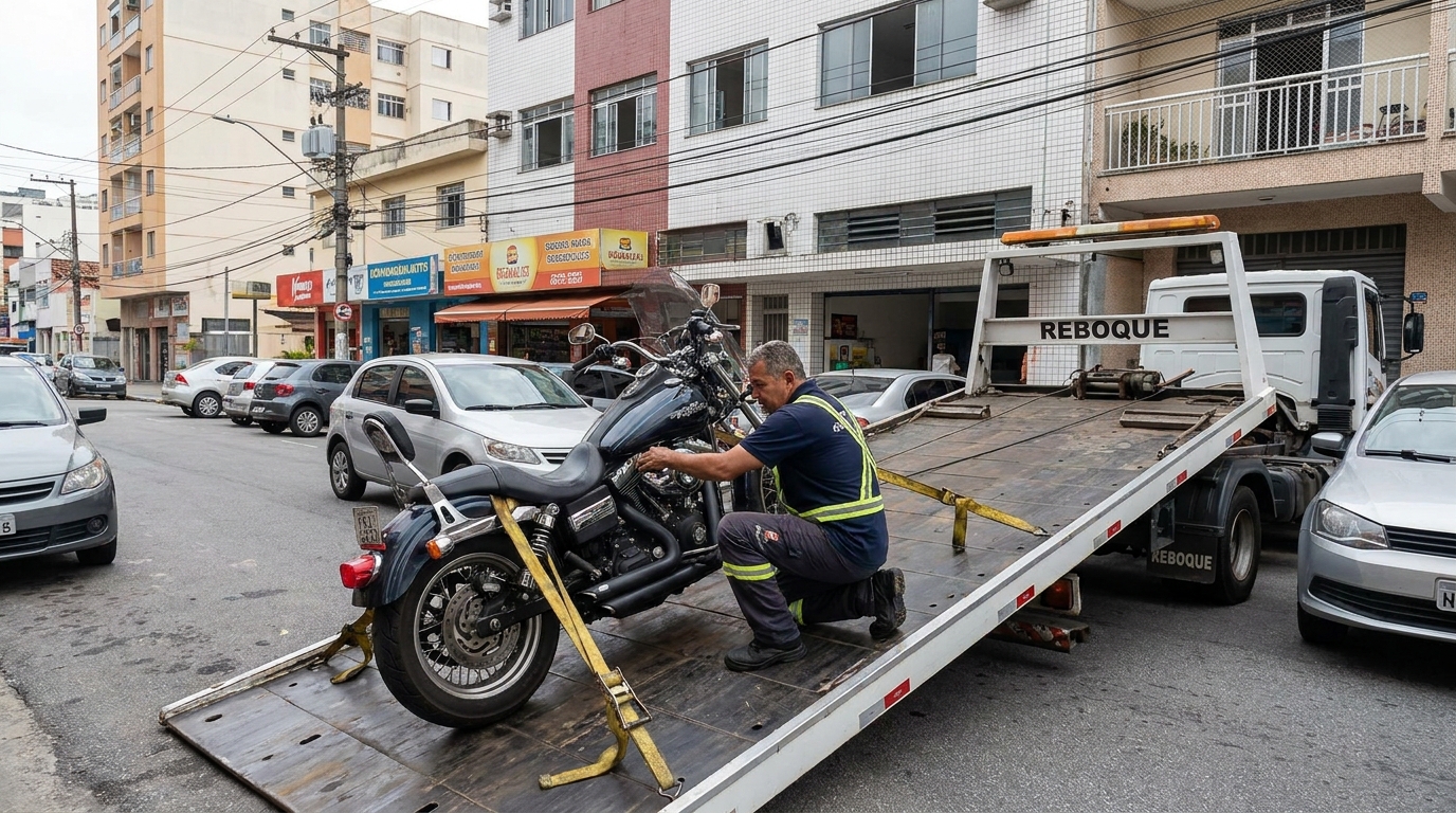 Guincho para Moto em São Carlos‑SP